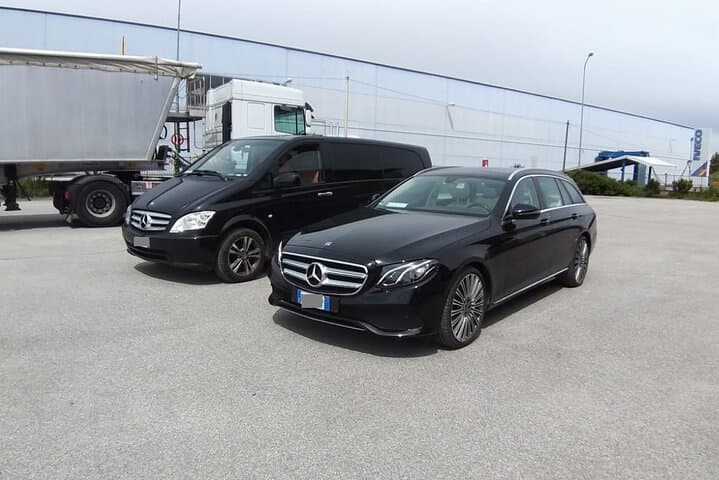 Venice (+ water taxi) to Venice Cruise Port - Private Transfer
