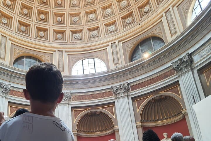 in the Round Room of the museums