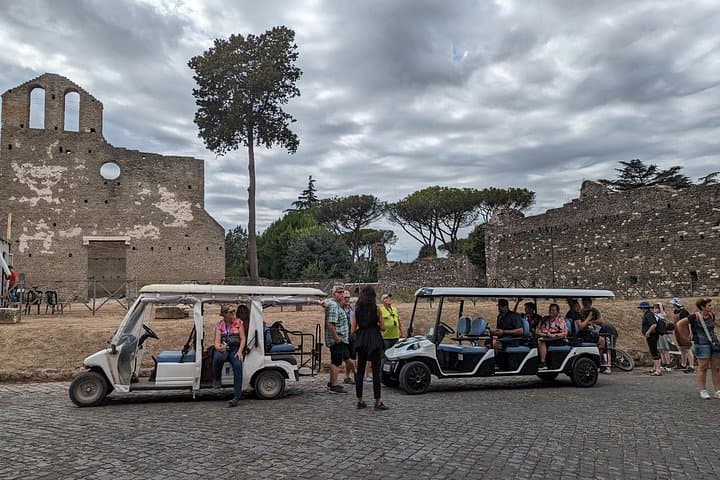 Rome: Appian Way & Catacombs Golf Cart Tour - Shared|Small groups
