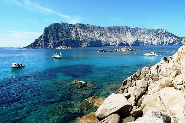 From Olbia: dinghy tour with snorkeling at Tavolara