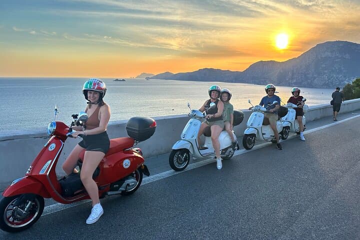 Authentic Vespa Tour of Amalfi Coast Positano and Ravello visit