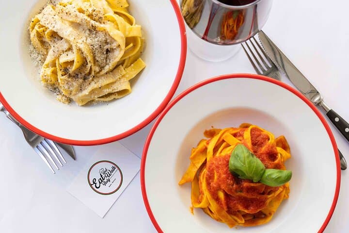 Traditional Italian pasta dishes made by you.