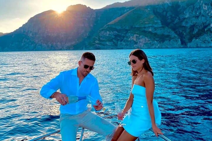 Sunset tour by private boat from Positano, Praiano or Amalfi