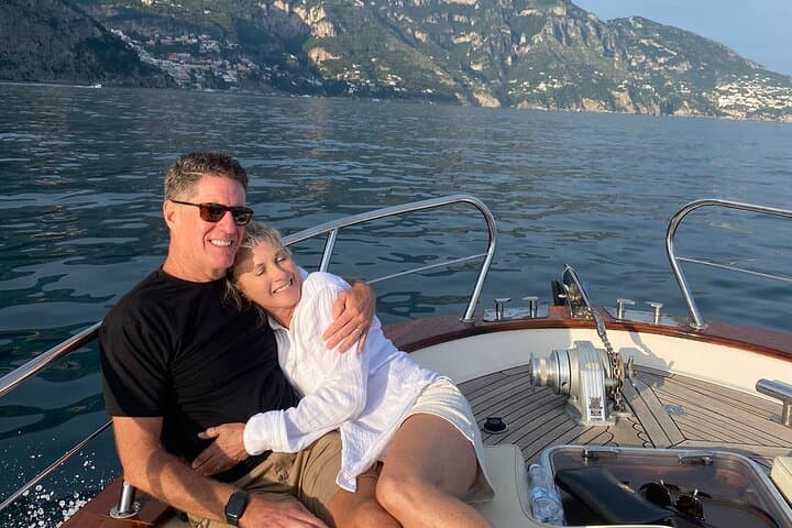 Sunset tour by private boat from Positano, Praiano or Amalfi