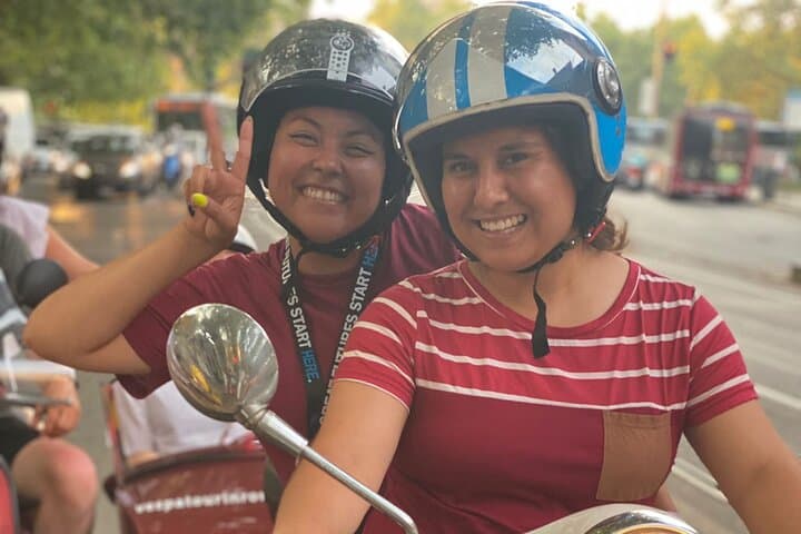 Smiles as bright as the Roman sun!