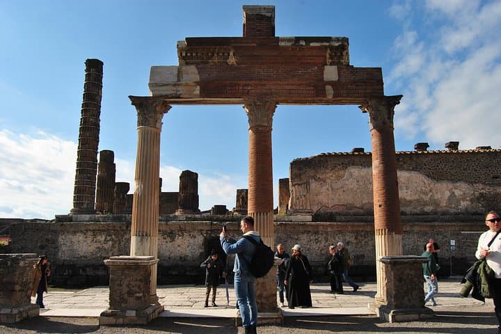Pompeii at Sunset with Ticket Included