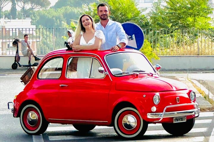 Private Fiat Vintage Tour in Rome