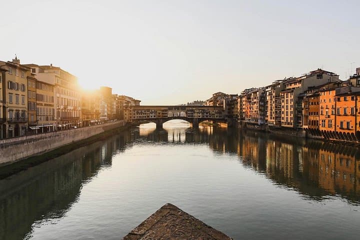 Arno River and Ponte Vecchio