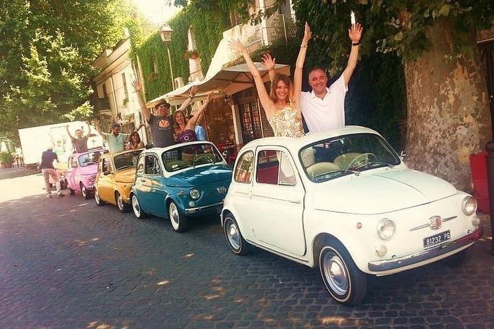 The ORIGINAL 90' Fiat 500 chauffeured Tour in Rome