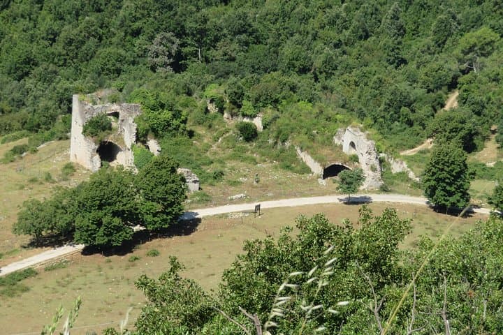 Albaneta Farm, ruins. View from Hill 593