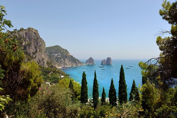 Full-Day Capri, Anacapri and Blue Grotto Tour from Naples
