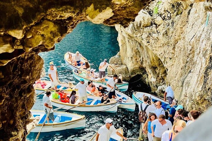 Small Group Tour from Rome to Blue Grotto, Anacapri and Capri