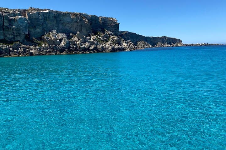The stunning sea of Favignana