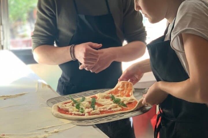 Authentic Naples Pizza & Calzone Class: Hands-on, Wine & Dessert