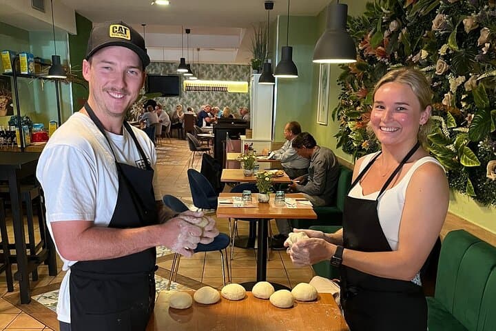 Authentic Naples Pizza & Calzone Class: Hands-on, Wine & Dessert