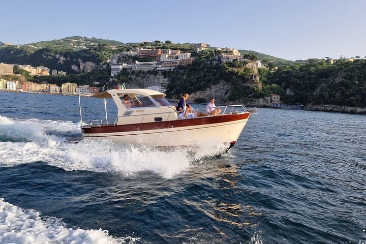 Private Sunset Boat Tour on the Sorrento or Positano Coast