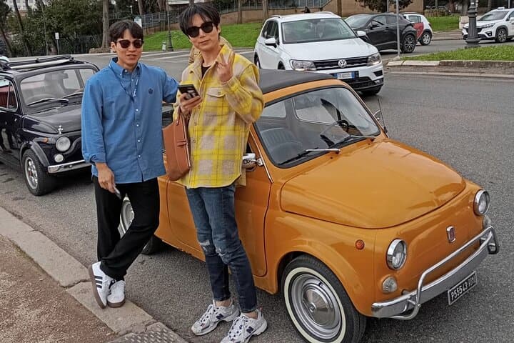 Private: 3 hours panoramic tour of Rome aboard a vintage Fiat 500