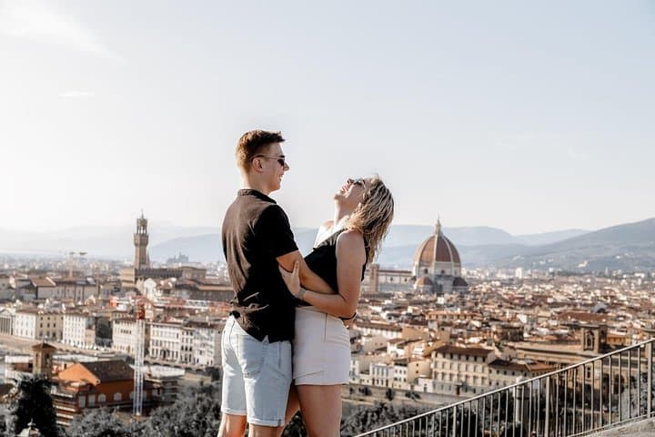 Florence : Private Photoshoot at Piazzale Michelangelo
