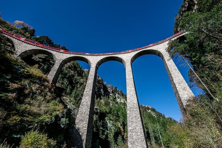 Bernina and Glacier Train Two Routes in One Day from Milan