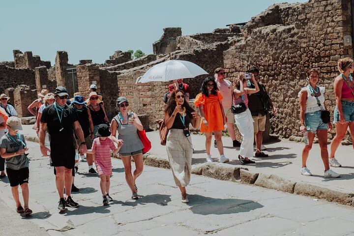 Pompeii & Herculaneum Guided Tour - High Speed Train from Rome