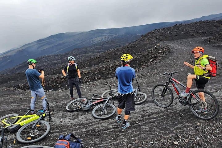 Etna by E-Bike and Wine Taste Experience