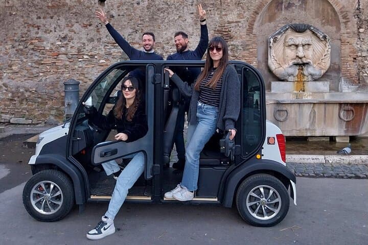 3 Hour Private Tour Wonders of Rome by Golf Car with Pick up