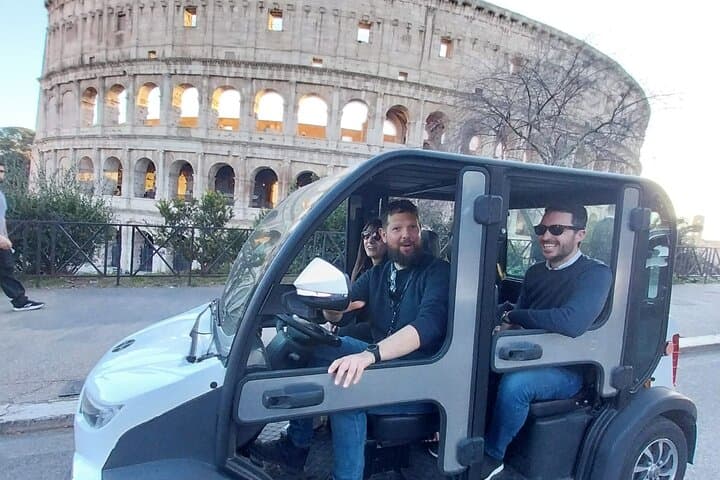 3 Hour Private Tour Wonders of Rome by Golf Car with Pick up