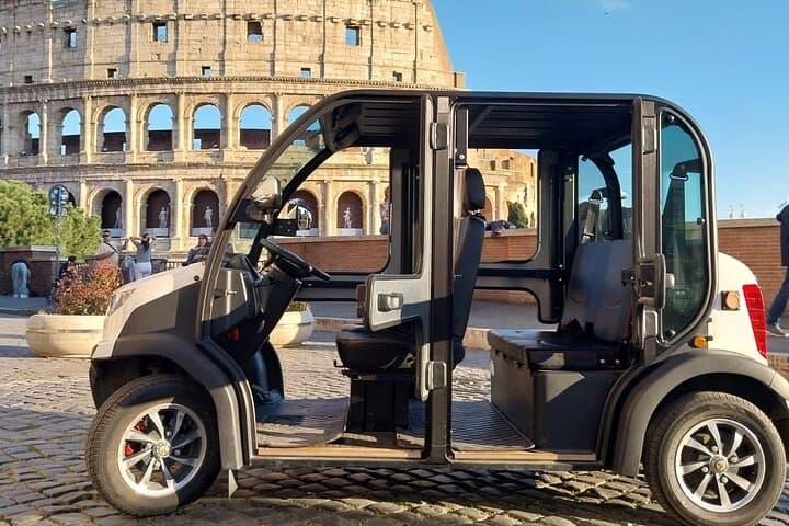 3 Hour Private Tour Wonders of Rome by Golf Car with Pick up