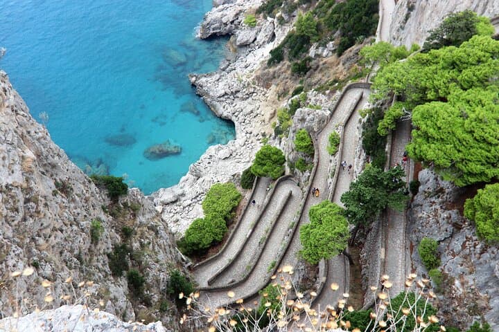 From Sorrento Capri and Anacapri Tour with Faraglioni cruise