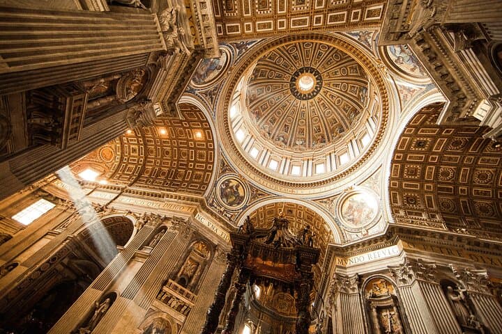St. Peter's Basilica, Papal Tombs Tour and Optional Dome Climb
