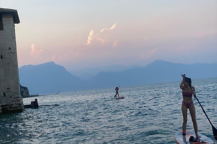 Sunset above Sirmione