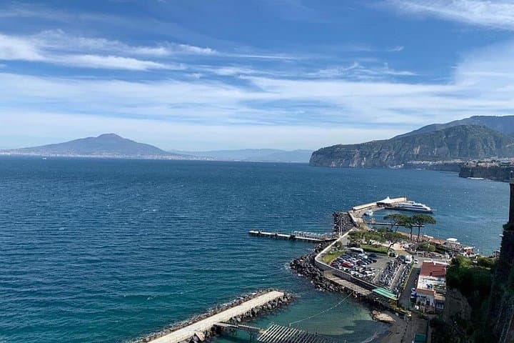 view of the port of Sorrento
