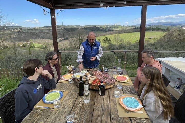 Private Aperi-Dinner on the Terrace in Chianti
