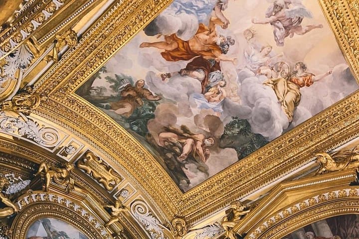 Frescoed ceiling at the Palatine Gallery, Palazzo Pitti