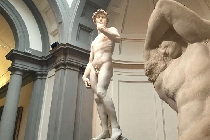 Michelangelo's works at the Accademia Gallery