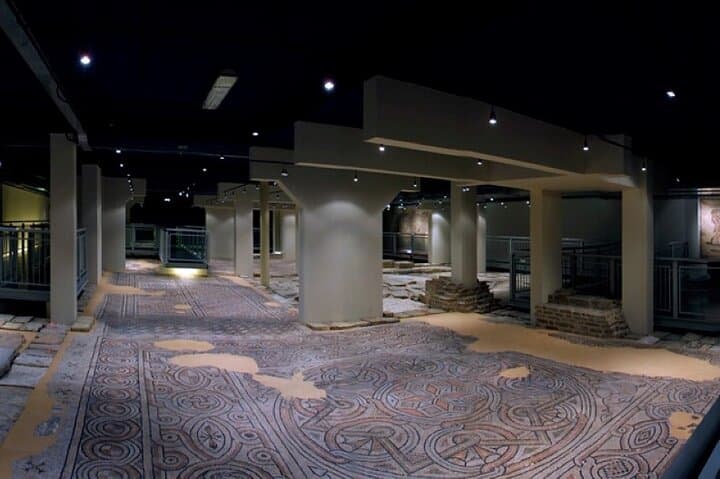 Mosaic floor