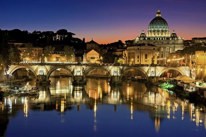 Evening Golf Cart Tour of Enchanting Rome