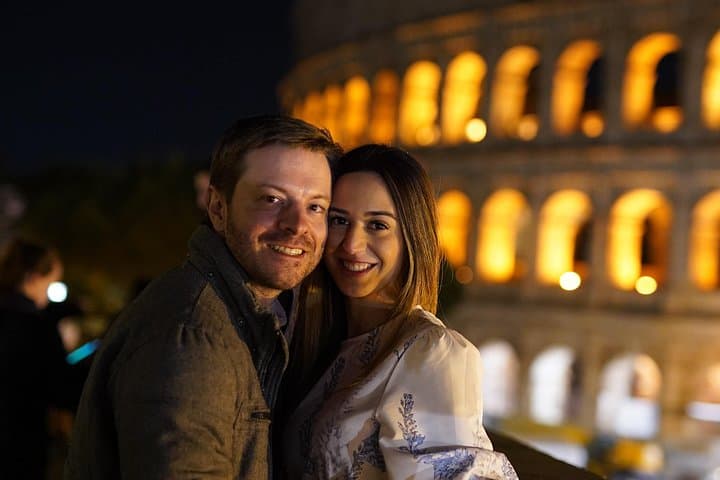 Explore Night Life in Rome with Vintage Vespa