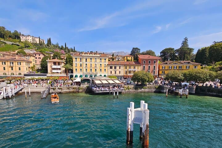 Lake Como: Varenna & Bellagio by Private Boat and Ferry