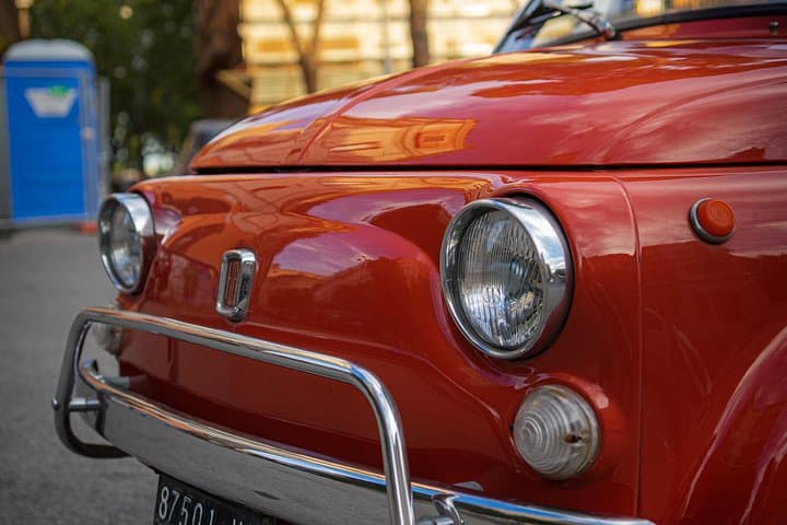 Explore Rome in Style by A Vintage Car Fiat 500