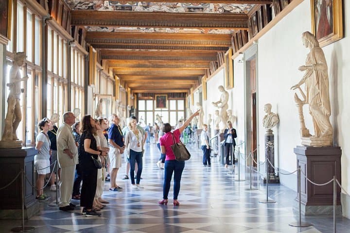 One Day Walking Tour with Accademia & Uffizi Gallery in Florence