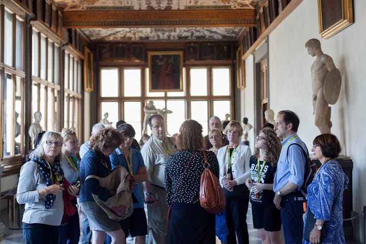 One Day Walking Tour with Accademia & Uffizi Gallery in Florence