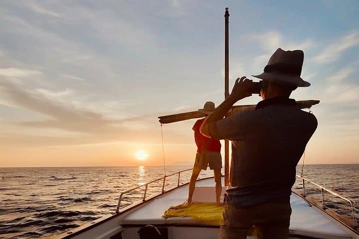 Sunset on board