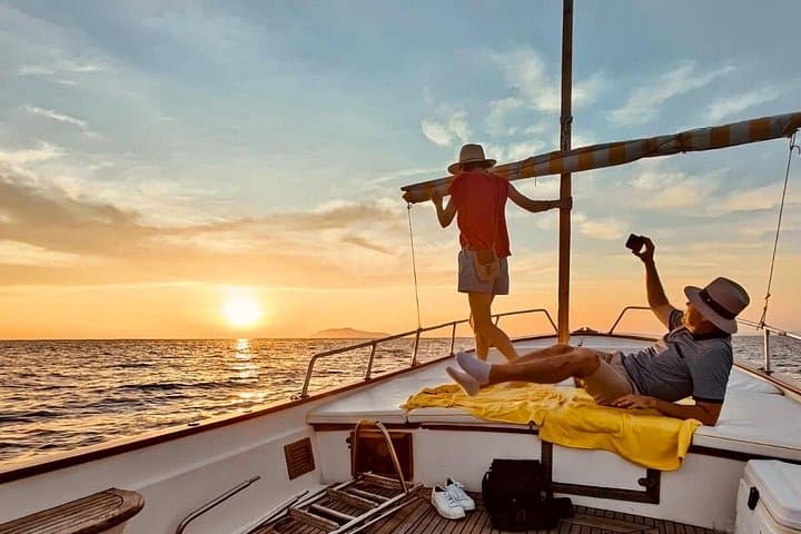 Sunset on board