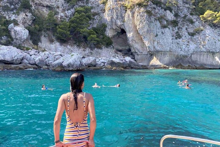 Iconic Capri & Blue Grotto Boat Tour from Sorrento