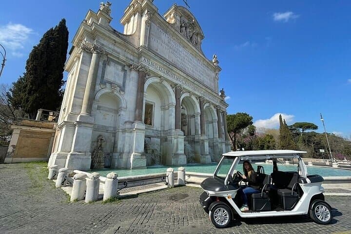 Rome Exclusive Private Golf Cart Tour