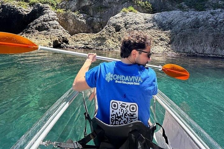 Transparent Kayak Tour Taormina Isola Bella