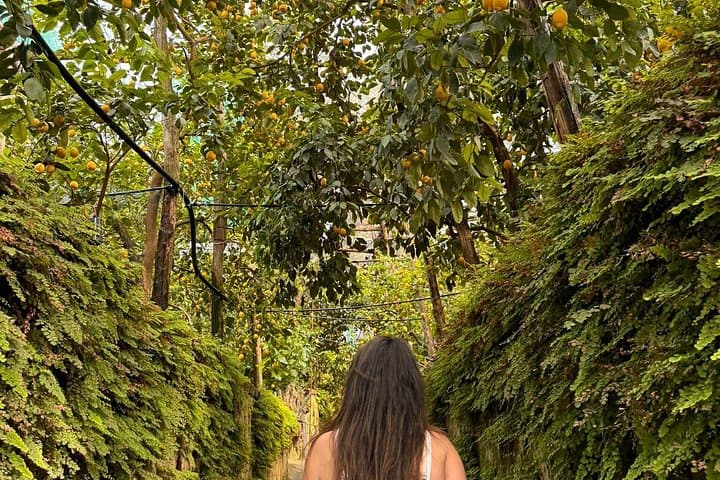 Walking through the ancient area of the Galano' farm