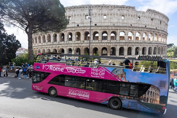 Hop-on Hop-off and Saint Mary Major with Audio Guide Option