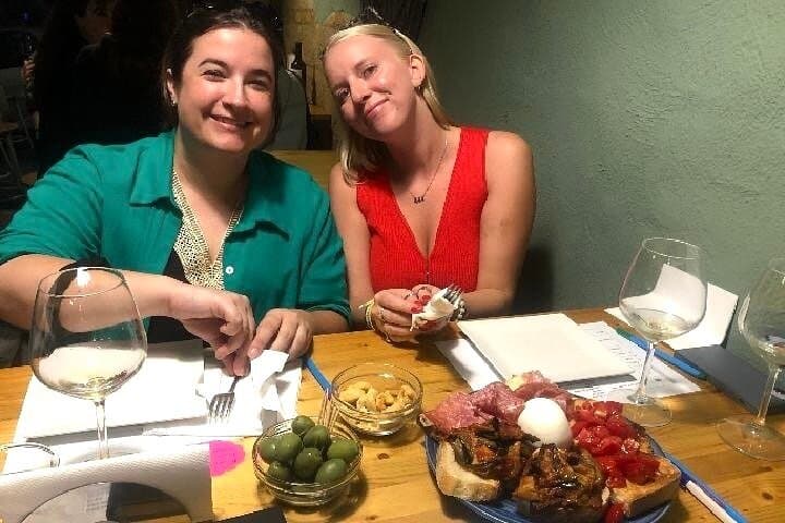 Friends gifted each other this wine evening!